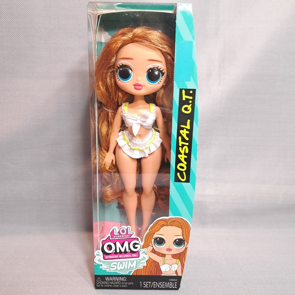 LOL Surprise O.M.G. Swim COASTAL Q.T. Girls Doll Approximately 9 Inches
